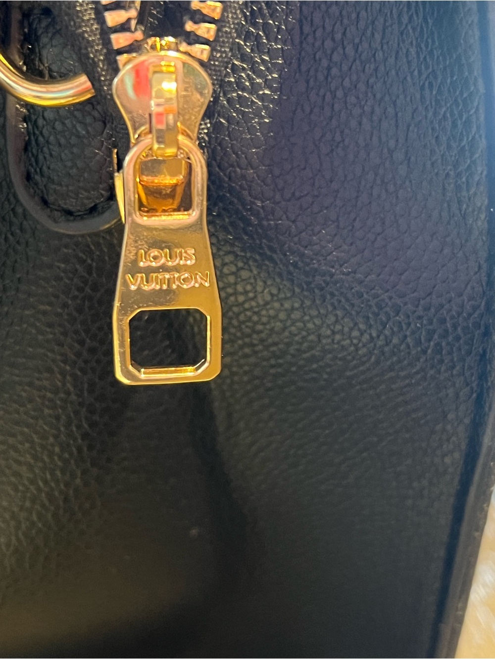 LV  Black & White Monogram Leather Satchel - Picture 11 of 14